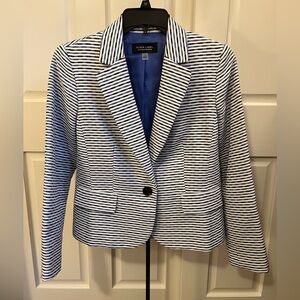 Black Label by Evan Picone Women's Striped Blazer